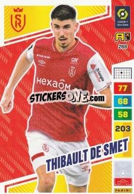 Sticker Thibault De Smet - Ligue 1 2023-2024. Adrenalyn XL
 - Panini