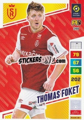 Sticker Thomas Foket - Ligue 1 2023-2024. Adrenalyn XL
 - Panini