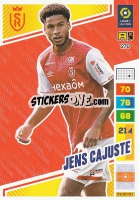 Sticker Jens Cajuste - Ligue 1 2023-2024. Adrenalyn XL
 - Panini