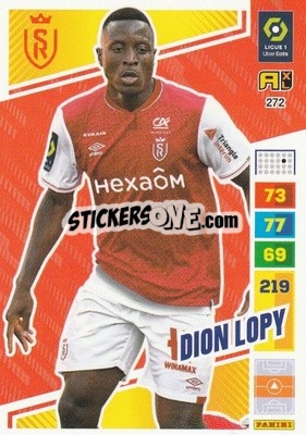 Sticker Dion Lopy - Ligue 1 2023-2024. Adrenalyn XL
 - Panini