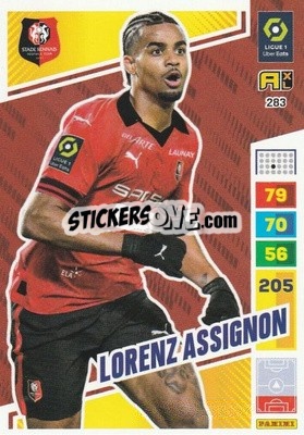 Cromo Lorenz Assignon - Ligue 1 2023-2024. Adrenalyn XL
 - Panini