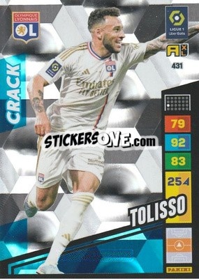 Sticker Corentin Tolisso - Ligue 1 2023-2024. Adrenalyn XL
 n. 431 - Panini