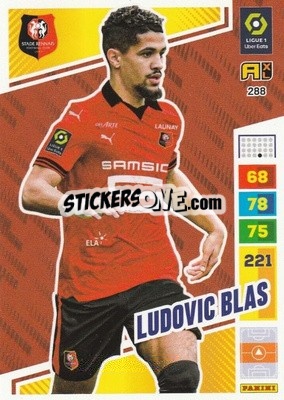 Sticker Ludovic Blas - Ligue 1 2023-2024. Adrenalyn XL
 n. 288 - Panini