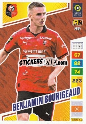 Sticker Benjamin Bourigeaud - Ligue 1 2023-2024. Adrenalyn XL
 - Panini