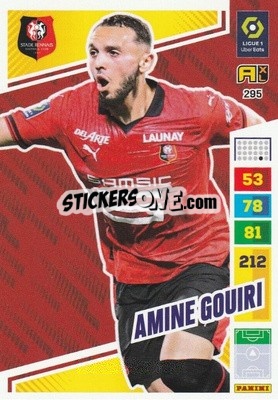 Sticker Amine Gouiri - Ligue 1 2023-2024. Adrenalyn XL
 n. 295 - Panini