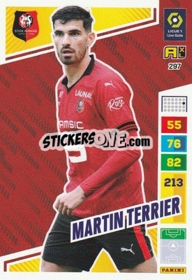 Sticker Martin Terrier - Ligue 1 2023-2024. Adrenalyn XL
 - Panini