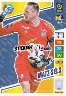 Sticker Matz Sels - Ligue 1 2023-2024. Adrenalyn XL
 n. 299 - Panini