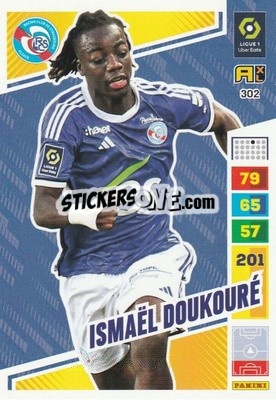 Sticker Ismaël Doukouré - Ligue 1 2023-2024. Adrenalyn XL
 n. 302 - Panini