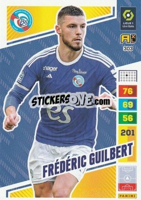 Sticker Frédéric Guilbert - Ligue 1 2023-2024. Adrenalyn XL
 n. 303 - Panini