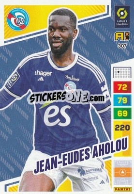 Sticker Jean-Eudes Aholou - Ligue 1 2023-2024. Adrenalyn XL
 - Panini