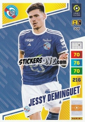 Sticker Jessy Deminguet - Ligue 1 2023-2024. Adrenalyn XL
 n. 309 - Panini