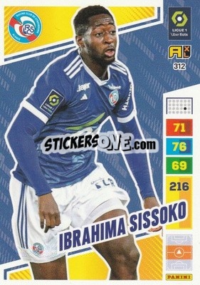 Sticker Ibrahima Sissoko - Ligue 1 2023-2024. Adrenalyn XL
 n. 312 - Panini