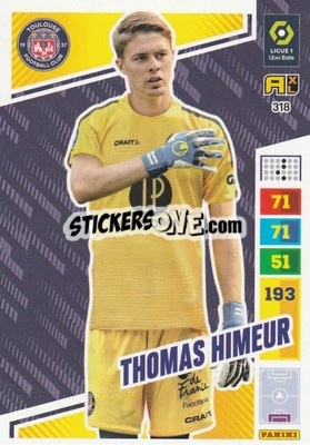 Sticker Thomas Himeur - Ligue 1 2023-2024. Adrenalyn XL
 n. 318 - Panini