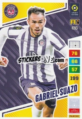 Sticker Gabriel Suazo - Ligue 1 2023-2024. Adrenalyn XL
 n. 324 - Panini