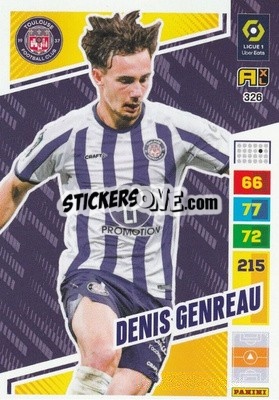 Sticker Denis Genreau - Ligue 1 2023-2024. Adrenalyn XL
 - Panini