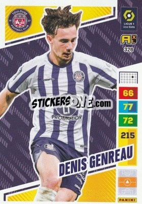 Figurina Denis Genreau - Ligue 1 2023-2024. Adrenalyn XL
 - Panini