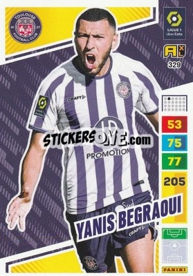 Figurina Yanis Begraoui - Ligue 1 2023-2024. Adrenalyn XL
 - Panini