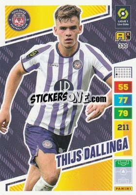 Sticker Thijs Dallinga - Ligue 1 2023-2024. Adrenalyn XL
 n. 330 - Panini