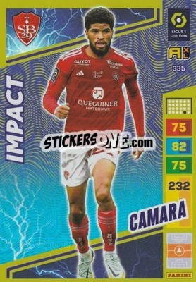 Sticker Mahdi Camara - Ligue 1 2023-2024. Adrenalyn XL
 n. 335 - Panini
