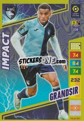 Sticker Samuel Grandsir - Ligue 1 2023-2024. Adrenalyn XL
 - Panini