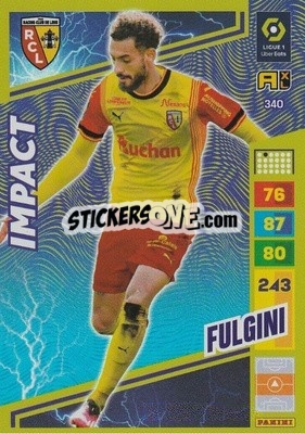 Sticker Angelo Fulgini - Ligue 1 2023-2024. Adrenalyn XL
 n. 340 - Panini