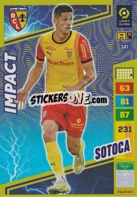 Sticker Florian Sotoca - Ligue 1 2023-2024. Adrenalyn XL
 n. 341 - Panini
