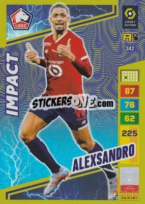 Figurina Alexsandro - Ligue 1 2023-2024. Adrenalyn XL
 n. 342 - Panini