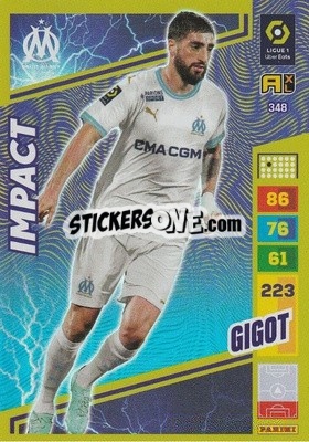 Sticker Samuel Gigot - Ligue 1 2023-2024. Adrenalyn XL
 n. 348 - Panini