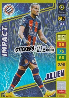 Sticker Christopher Jullien - Ligue 1 2023-2024. Adrenalyn XL
 n. 354 - Panini