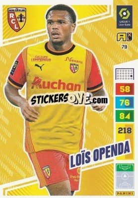 Sticker Loïs Openda - Ligue 1 2023-2024. Adrenalyn XL
 - Panini
