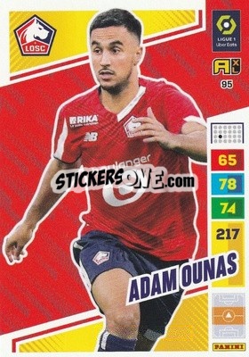 Sticker Adam Ounas - Ligue 1 2023-2024. Adrenalyn XL
 - Panini