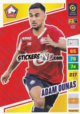 Sticker Adam Ounas - Ligue 1 2023-2024. Adrenalyn XL
 n. 95 - Panini
