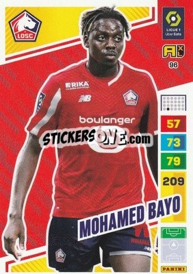 Sticker Mohamed Bayo - Ligue 1 2023-2024. Adrenalyn XL
 n. 96 - Panini
