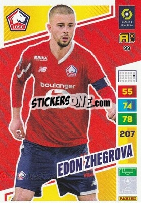 Sticker Edon Zhegrova - Ligue 1 2023-2024. Adrenalyn XL
 n. 99 - Panini