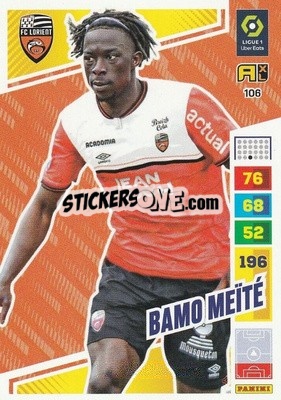 Cromo Bamo Meité - Ligue 1 2023-2024. Adrenalyn XL
 - Panini
