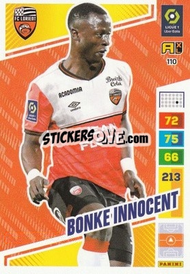 Figurina Bonke Innocent - Ligue 1 2023-2024. Adrenalyn XL
 - Panini