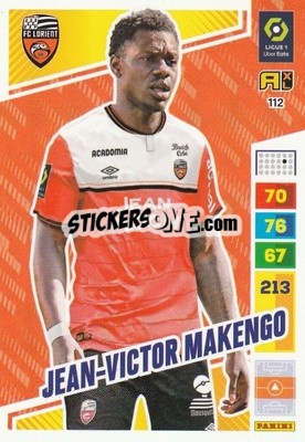 Sticker Jean-Victor Makengo - Ligue 1 2023-2024. Adrenalyn XL
 - Panini