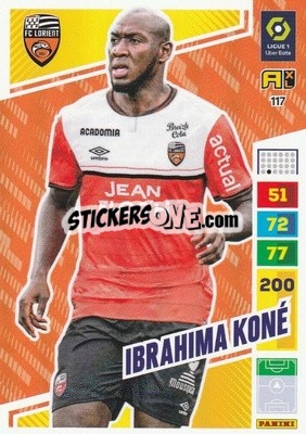 Figurina Ibrahima Koné - Ligue 1 2023-2024. Adrenalyn XL
 n. 117 - Panini