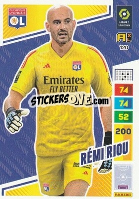 Sticker Rémy Riou - Ligue 1 2023-2024. Adrenalyn XL
 - Panini