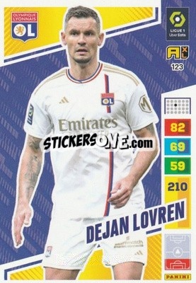 Sticker Dejan Lovren - Ligue 1 2023-2024. Adrenalyn XL
 n. 123 - Panini