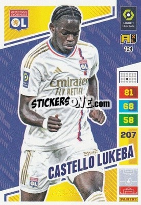 Figurina Castello Lukeba - Ligue 1 2023-2024. Adrenalyn XL
 - Panini