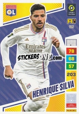 Cromo Henrique Silva - Ligue 1 2023-2024. Adrenalyn XL
 n. 125 - Panini