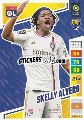 Sticker Skelly Alvero - Ligue 1 2023-2024. Adrenalyn XL
 - Panini