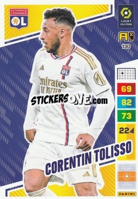 Sticker Corentin Tolisso - Ligue 1 2023-2024. Adrenalyn XL
 - Panini