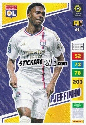 Cromo Jeffinho - Ligue 1 2023-2024. Adrenalyn XL
 n. 133 - Panini