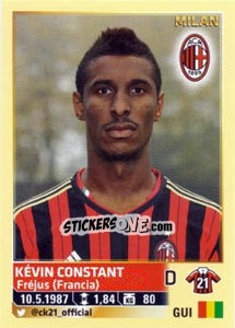 Sticker Kevin Constant - Calciatori 2013-2014 n. 373 - Panini