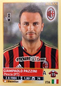 Cromo Giampaolo Pazzini - Calciatori 2013-2014 - Panini