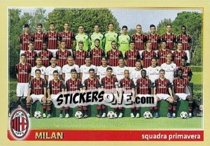 Sticker Milan Squadra Primavera - Calciatori 2013-2014 n. 387 - Panini