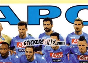 Figurina Squadra - Napoli - Calciatori 2013-2014 - Panini