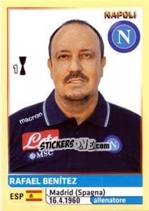Figurina Rafael Benitez - Calciatori 2013-2014 n. 395 - Panini